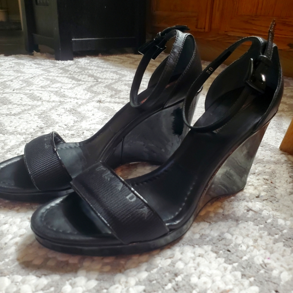 Prada wedges